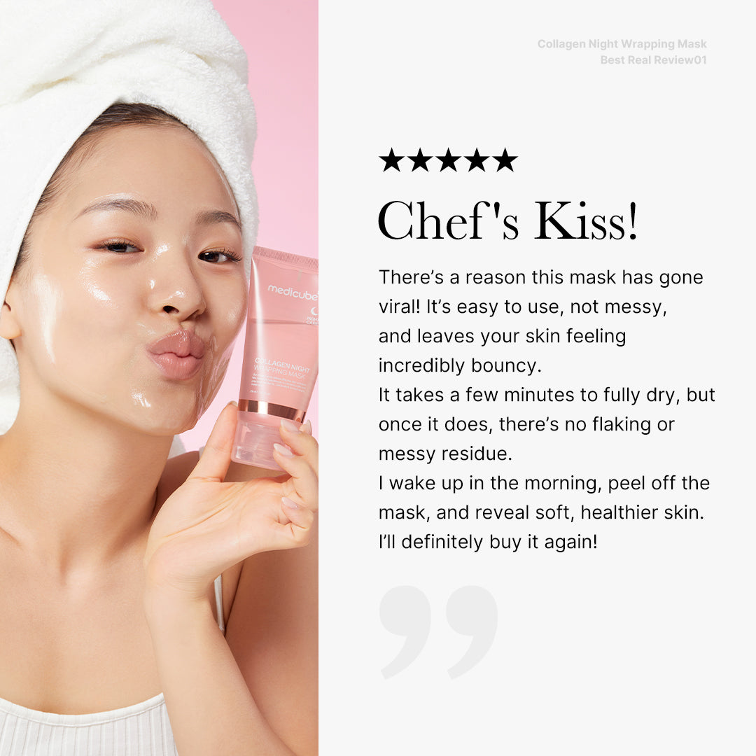 Korean Collagen Night Wrapping Peel Off Mask