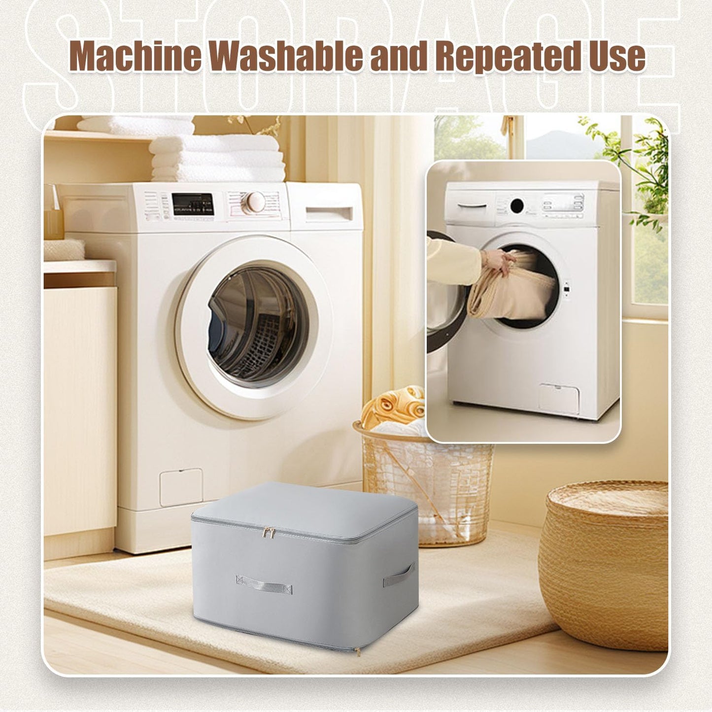 Storage Space Saving Self Compression Organizer
