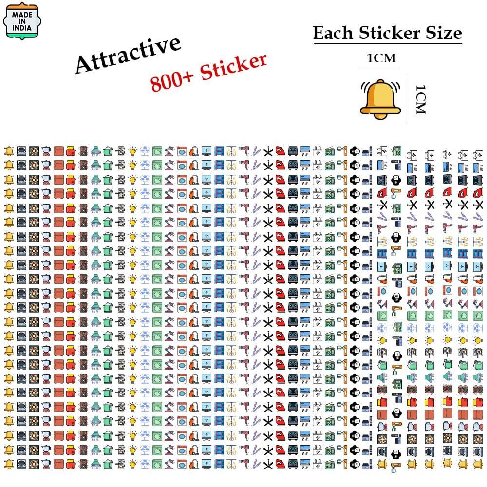 3D Premium Switch Stickers – 149 PCS