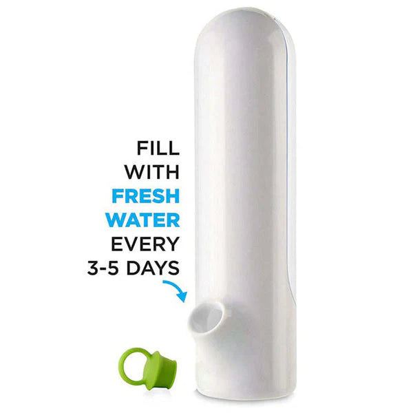 Herb Saver Pods šæ Best Storage Container for Freshest Produce + FREE Stainless Steel 5-Blade Herb Scissors