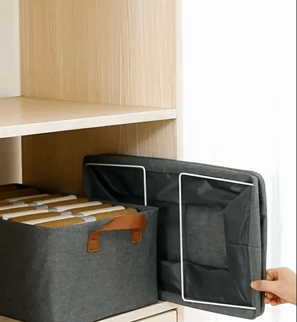 Foldable Wardrobe Organizer with Durable Handles (Pack of 6)