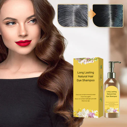 ✨ Japanese Long Lasting Natural Hair Dye Shampoo Buy 1 Get 1 🔥