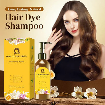 ✨ Japanese Long Lasting Natural Hair Dye Shampoo Buy 1 Get 1 🔥