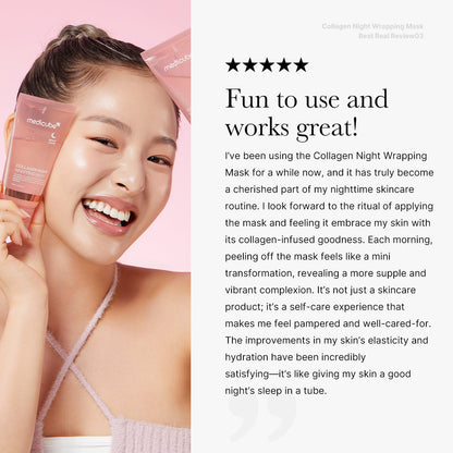 Korean Collagen Night Wrapping Peel Off Mask