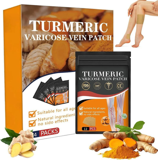 Instant Relief Varicose Vein Turmeric V Patch ( 10 psc ) ⭐⭐⭐⭐⭐(4.9/5) (10000+ Verified Reviews)