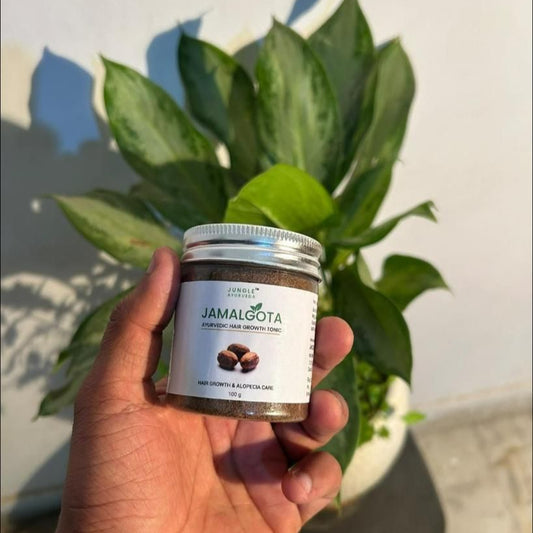 🌿 Jamalgota Ayurvedic Hair Growth Powder - 100 Gm 🌿