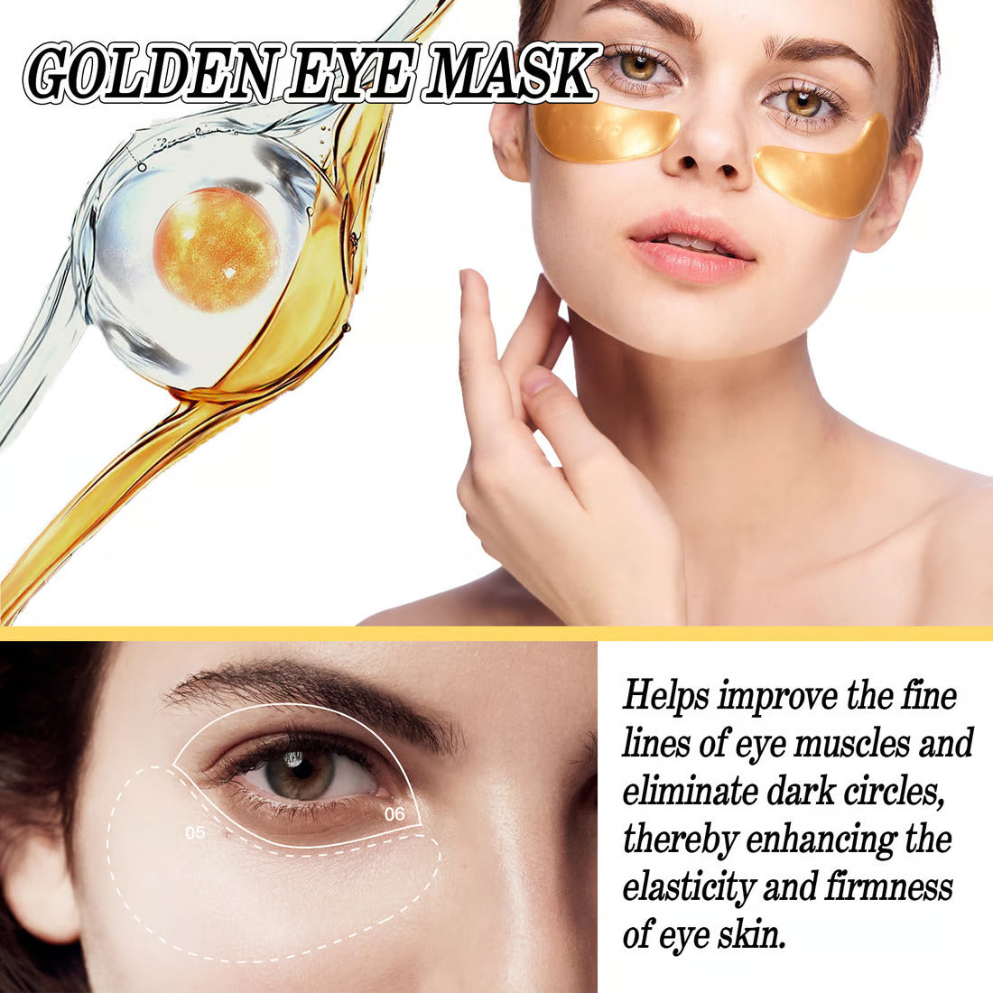 Moisturizing Care Eye Hydration Fade Fine Lines Eye Mask