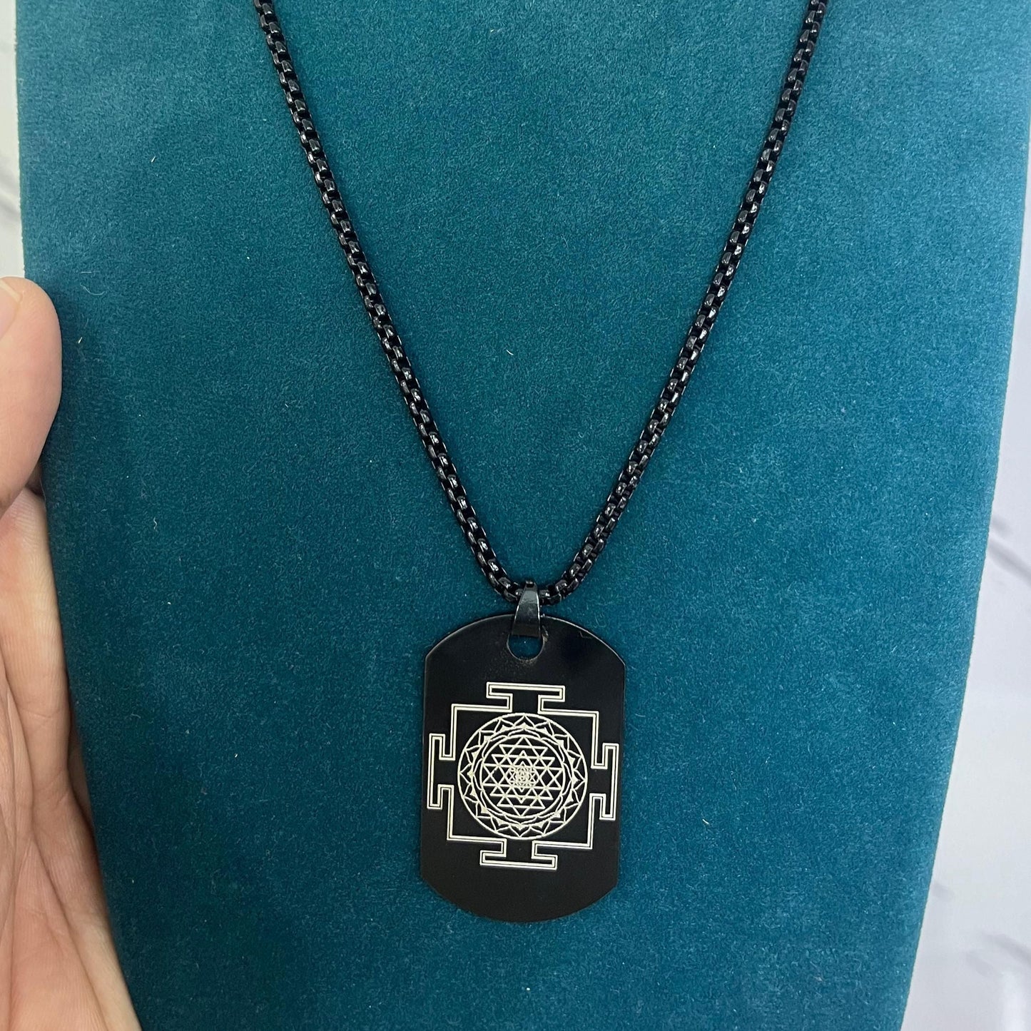 Prosperity Shree Yantra Chain Necklace
