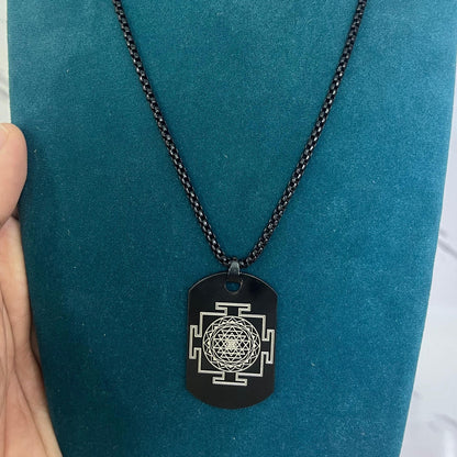 Prosperity Shree Yantra Chain Necklace