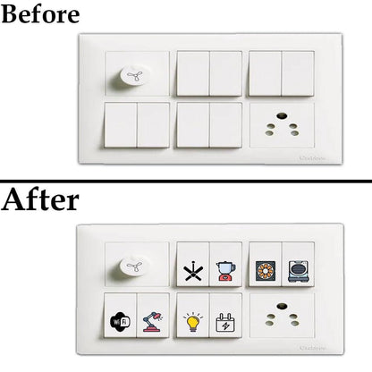 3D Premium Switch Stickers – 149 PCS