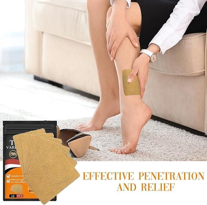 Instant Relief Varicose Vein Turmeric V Patch ( 10 psc ) ⭐⭐⭐⭐⭐(4.9/5) (10000+ Verified Reviews)