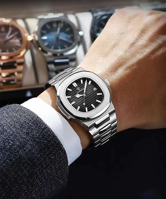 Luxury Stainless Steel Watch