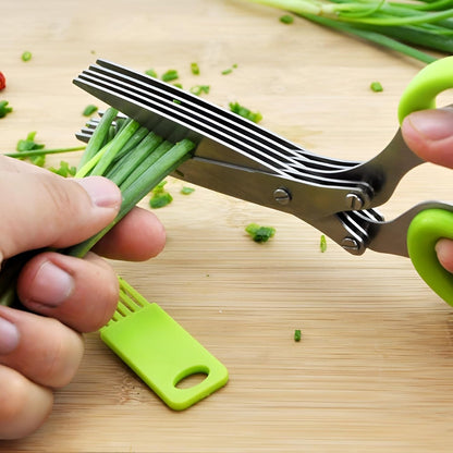 Herb Saver Pods 🌿 Best Storage Container for Freshest Produce + FREE Stainless Steel 5-Blade Herb Scissors