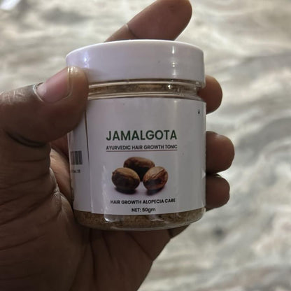 🌿 Jamalgota Ayurvedic Hair Growth Powder - 100 Gm 🌿