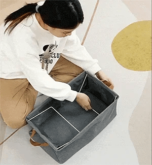 Foldable Wardrobe Organizer with Durable Handles (Pack of 6)