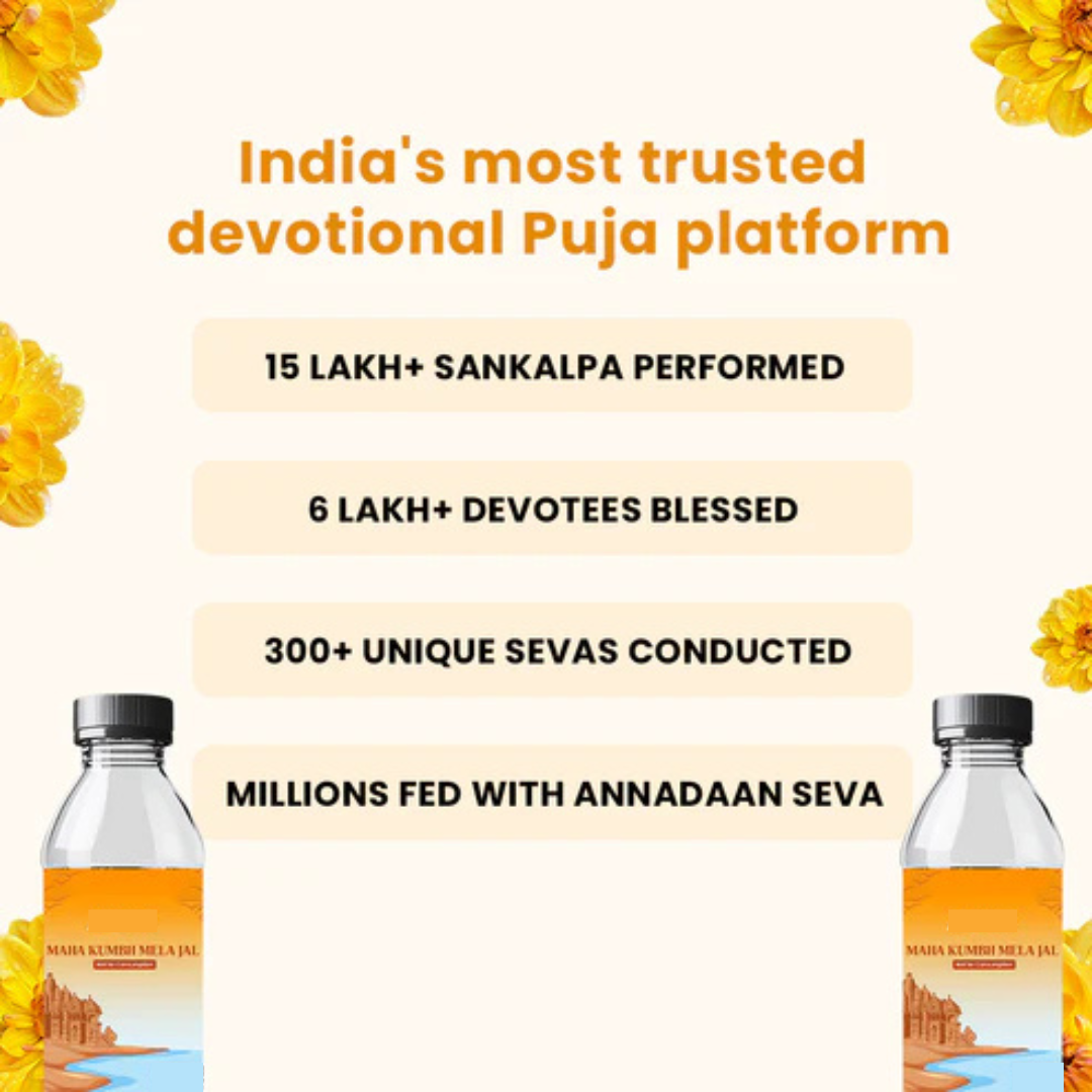Triveni Sangam Jal from Maha Kumbh Prayagraj 2025