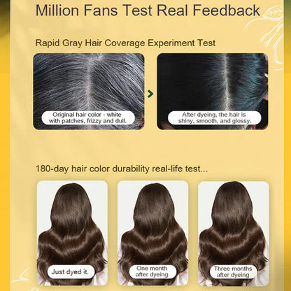✨ Japanese Long Lasting Natural Hair Dye Shampoo Buy 1 Get 1 🔥