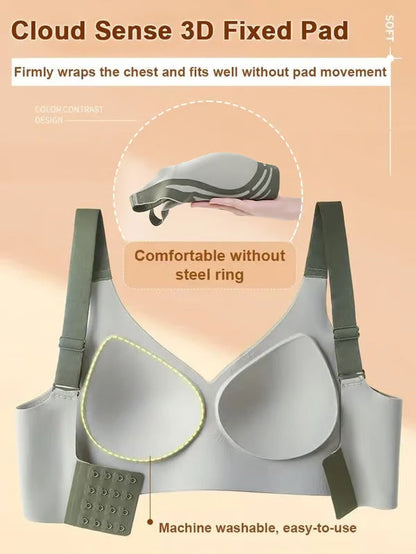 Lifting Anti-Sagging Wire-Free Push-up Bra