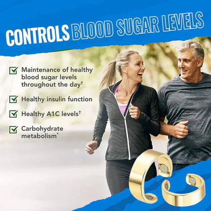 Sugar & fat Control Magnetic Ring - Buy 1 Get 1 Free 🔥 - For Both Men & Women