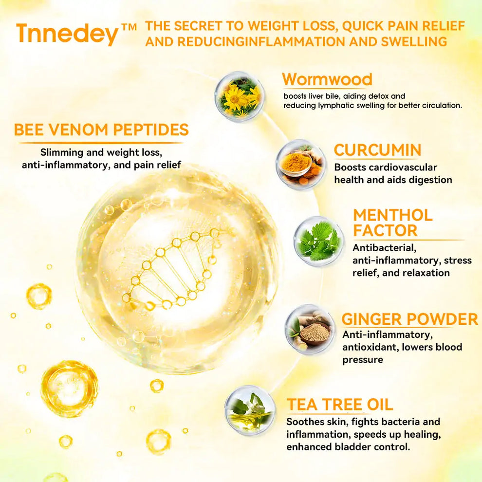 Bee Venom Lymphatic Daiamage & Sliming Patches (10 Patches)