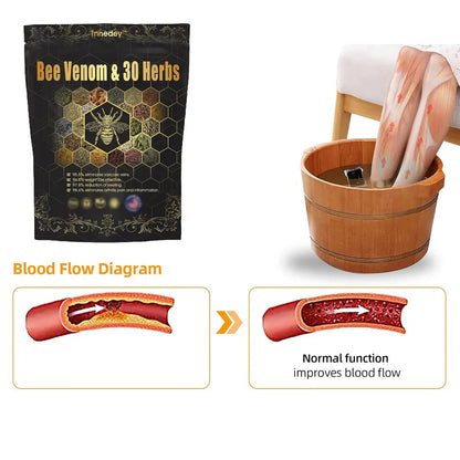 🐝 30 Herb Detox Foot Soak Beads for Body Sculpting  🔥 Buy 1 Get 1 Free 🐝