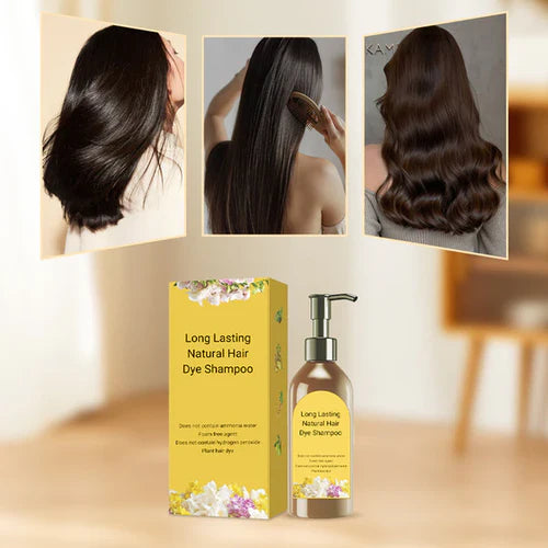 ✨ Japanese Long Lasting Natural Hair Dye Shampoo Buy 1 Get 1 🔥